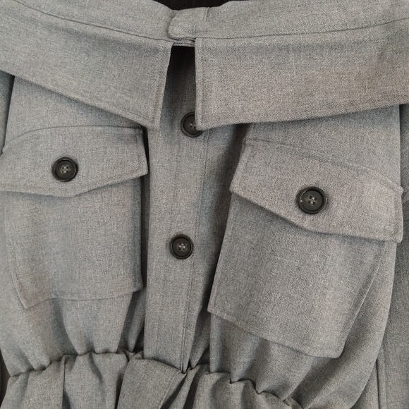 Cecil McBee Blue Trench style dress Size M - Picture 4 of 16